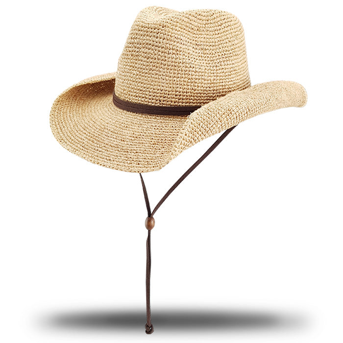 Raffia Cowboy Hat-CB100