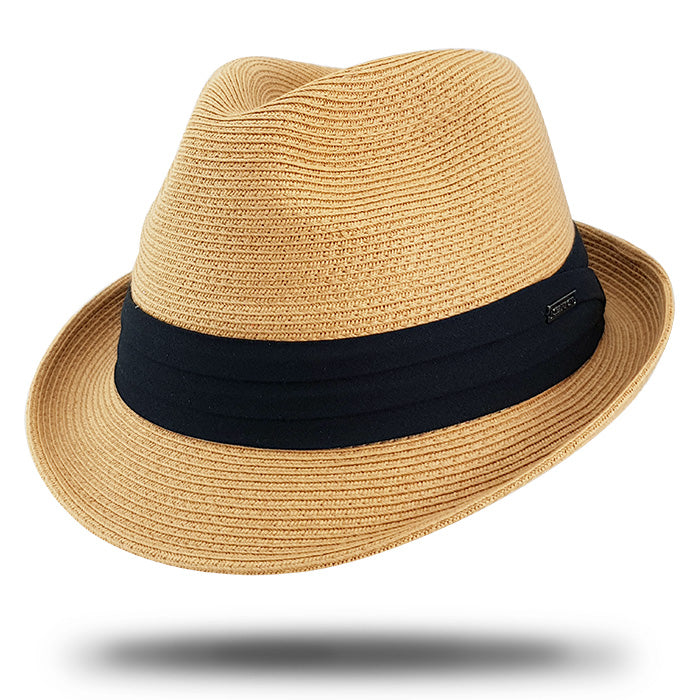 Fine Toyo Trilby - SD700-03. Mens Summer Hats-Hat World Australia
