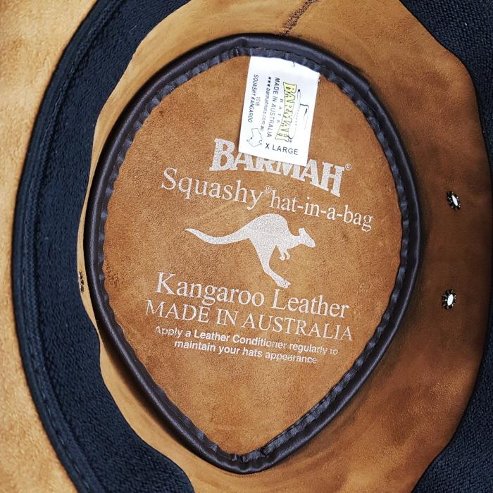 Squashy Kangaroo-17. Leather Hats-Hat World Australia