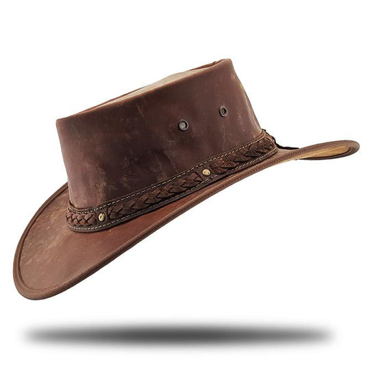 Squashy Kangaroo-17. Leather Hats-Hat World Australia