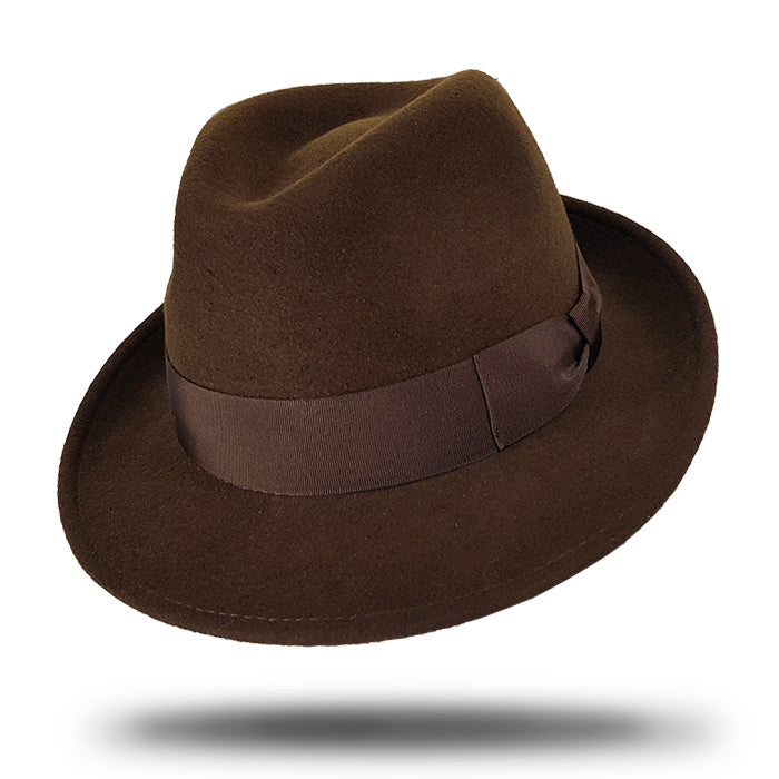 Premium Trilby - IT003-04.Mens Felt Hats-Hat World Australia