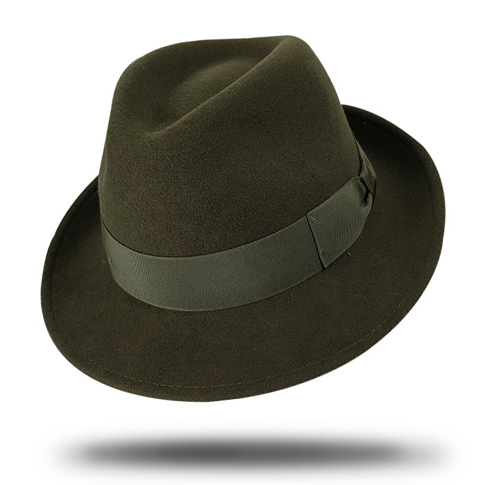Premium Trilby - IT003-04.Mens Felt Hats-Hat World Australia