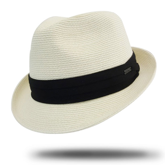 Fine Toyo Trilby - SD700-03. Mens Summer Hats-Hat World Australia